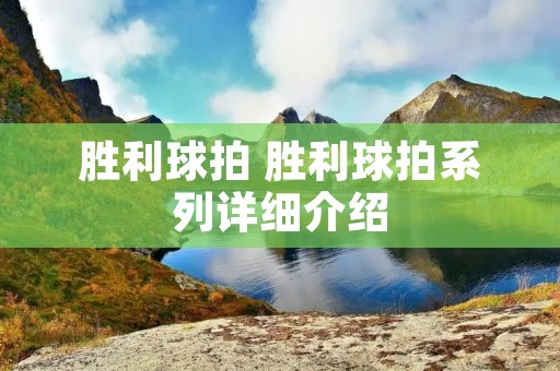 胜利球拍 胜利球拍系列详细介绍