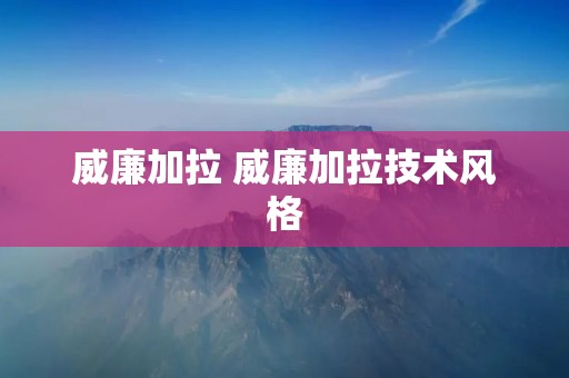 威廉加拉 威廉加拉技术风格 威廉加拉 威廉加拉技术风格