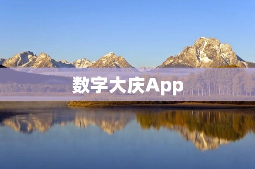 数字大庆App：为您带来数字化时代的繁荣与欢乐