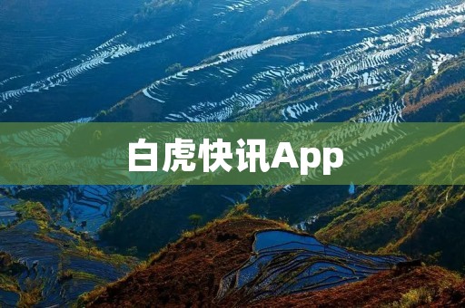 白虎快讯App:第一手资讯,快速了解白虎快讯最新动态 白虎快讯App:第一手资讯,快速了解白虎快讯最新动态