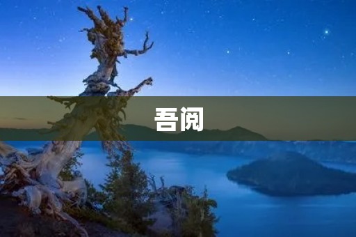 吾阅:打开知识的大门 吾阅:打开知识的大门