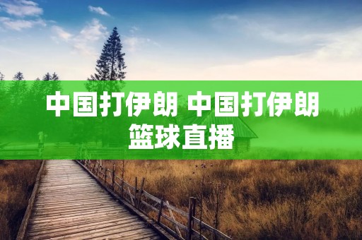 中国打伊朗 中国打伊朗篮球直播