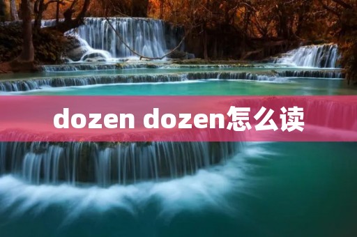 dozen dozen怎么读