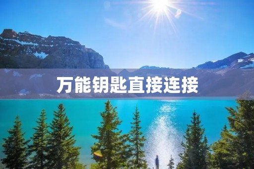 万能钥匙直接连接:解决您的所有门锁问题 万能钥匙直接连接:解决您的所有门锁问题