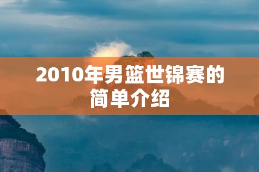 2010年男篮世锦赛的简单介绍