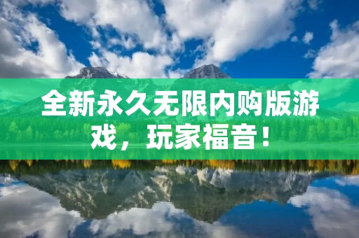 全新永久无限内购版游戏,玩家福音!