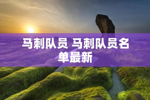 马刺队员 马刺队员名单最新