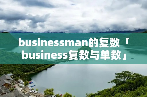 busines**an的复数「business复数与单数」 busines**an的复数「business复数与单数」