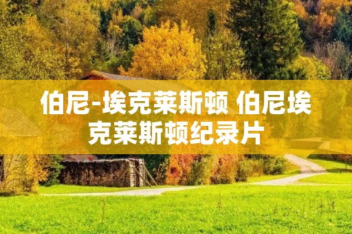 伯尼-埃克莱斯顿 伯尼埃克莱斯顿纪录片 伯尼-埃克莱斯顿 伯尼埃克莱斯顿纪录片