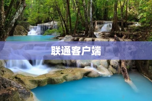 联通客户端：一站式服务平台
