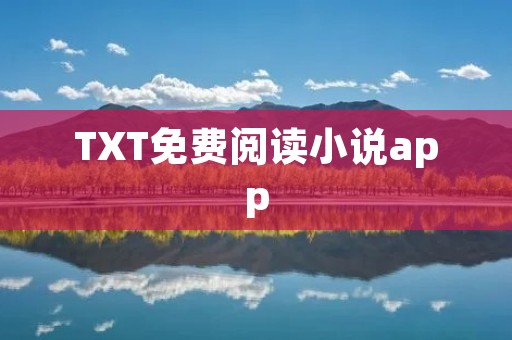 TXT免费阅读小说app:畅享精彩故事,随时随地阅读 TXT免费阅读小说app:畅享精彩故事,随时随地阅读