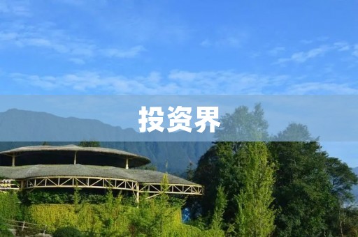 投资界：洞察未来，开创财富