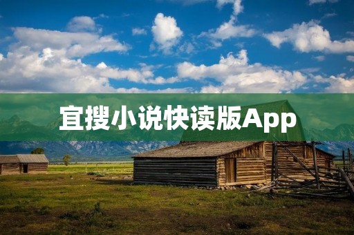 宜搜小说快读版App：畅享海量小说，随心阅读