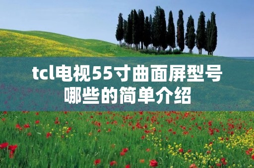 tcl电视55寸曲面屏型号哪些的简单介绍 tcl电视55寸曲面屏型号哪些的简单介绍