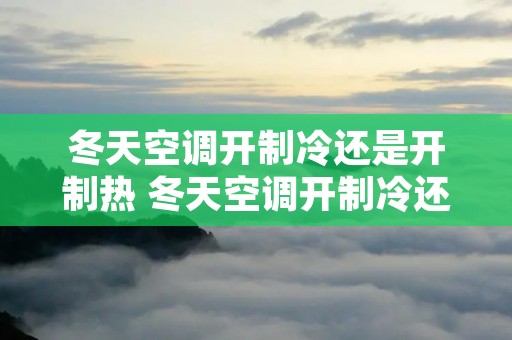 冬天空调开制冷还是开制热 冬天空调开制冷还是开制热?