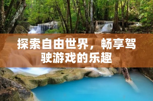 探索自由世界,畅享驾驶游戏的乐趣