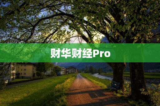 财华财经Pro：专业财经信息平台