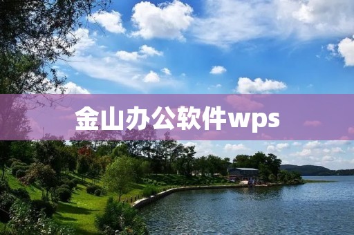 金山办公软件wps:轻松高效的办公神器 金山办公软件wps:轻松高效的办公神器