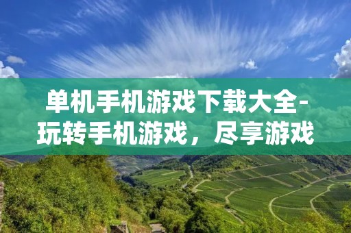 单机手机游戏下载大全-玩转手机游戏,尽享游戏乐趣 单机手机游戏下载大全-玩转手机游戏,尽享游戏乐趣