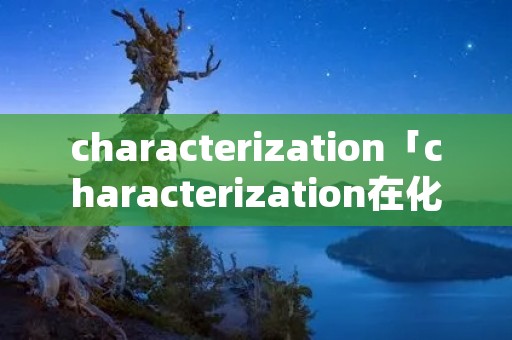 characterization「characterization在化学中怎么翻译」