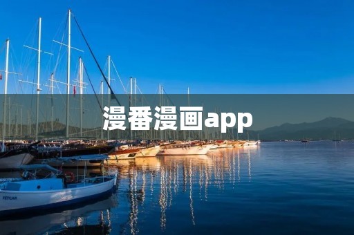 漫番漫画app：激发你的漫画热情