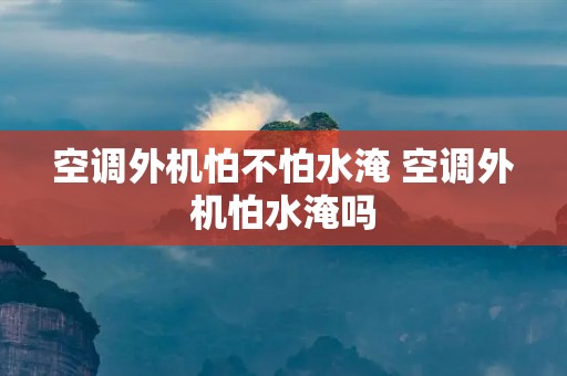 空调外机怕不怕水淹 空调外机怕水淹吗