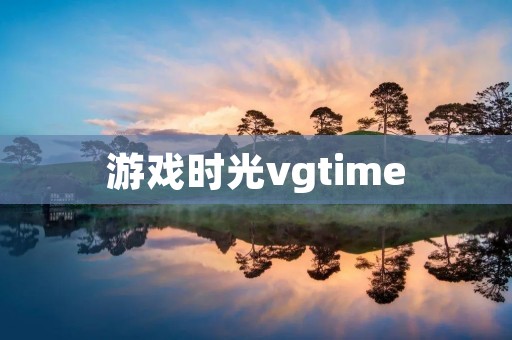 游戏时光vgtime：打开游戏世界的大门