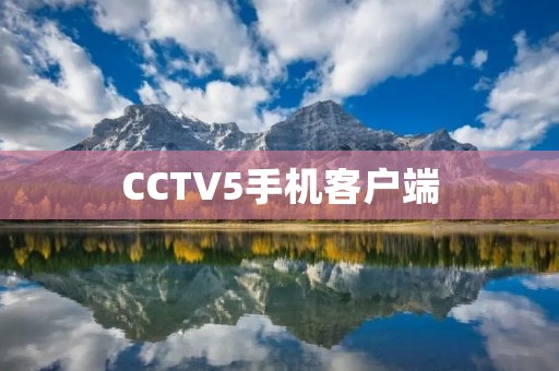 CCTV5手机客户端：全方位赛事资讯，高清直播尽在掌握