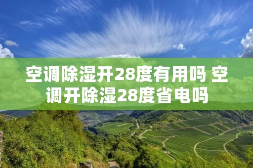 空调除湿开28度有用吗 空调开除湿28度省电吗
