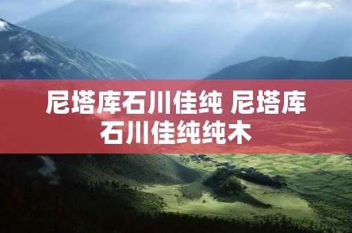 尼塔库石川佳纯 尼塔库石川佳纯纯木