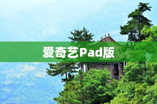 爱奇艺Pad版：随时随地畅享精彩大片