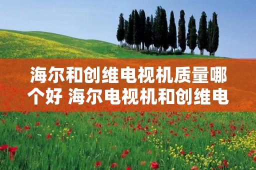 海尔和创维电视机质量哪个好 海尔电视机和创维电视机哪个好
