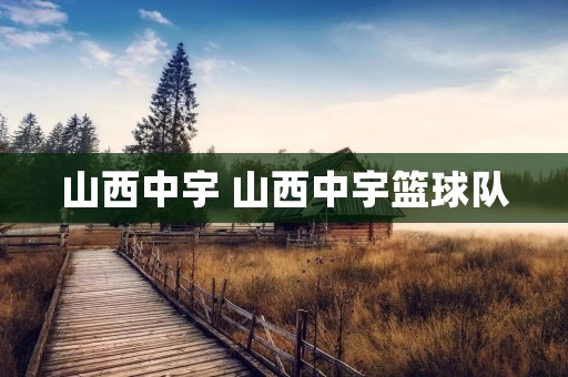 山西中宇 山西中宇篮球队