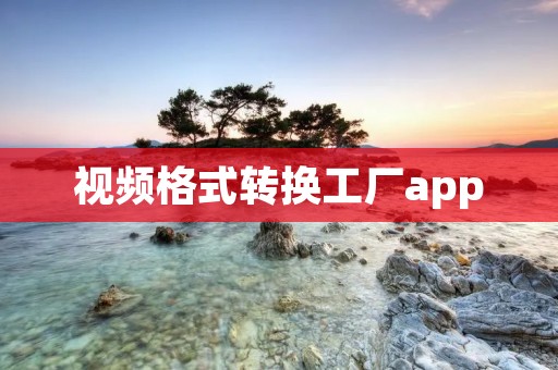 视频格式转换工厂app：快速高效的视频格式转换利器