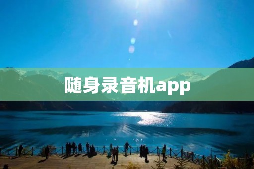 随身录音机app:记录生活点滴的便捷工具 随身录音机app:记录生活点滴的便捷工具