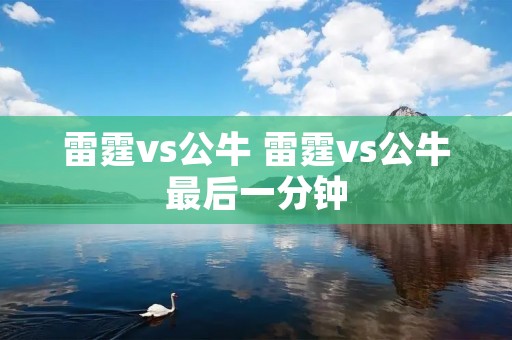 雷霆vs公牛 雷霆vs公牛最后一分钟