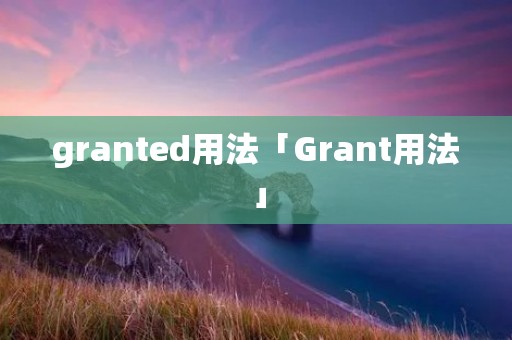granted用法「Grant用法」