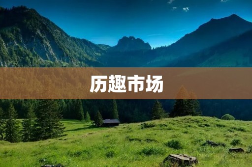 历趣市场：打造本土特色文化消费新地标
