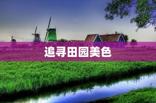 追寻田园美色：大自然的诗意之旅