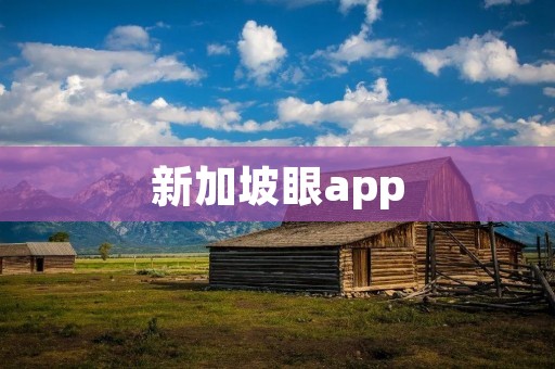 新加坡眼app:探索未知的城市之美 新加坡眼app:探索未知的城市之美