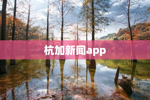杭加新闻app：了解杭州即时资讯的最便捷途径