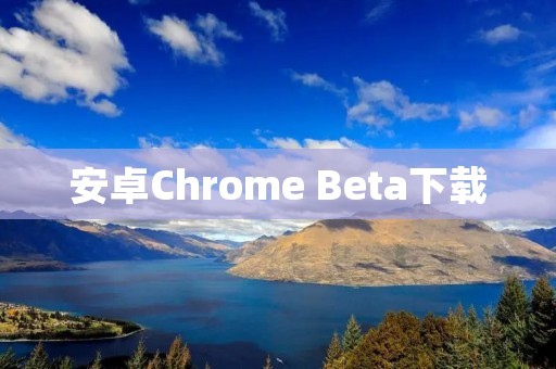 安卓Chrome Beta下载：体验更先进的浏览器功能