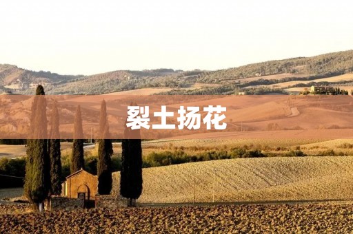裂土扬花:揭秘中国古代农业技术的奥秘