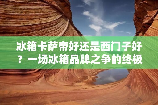 冰箱卡萨帝好还是西门子好?一场冰箱品牌之争的终极对决 冰箱卡萨帝好还是西门子好?一场冰箱品牌之争的终极对决