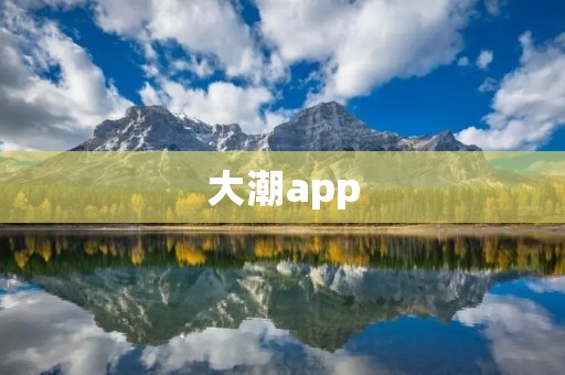 大潮app：探索新潮流，开启时尚之旅
