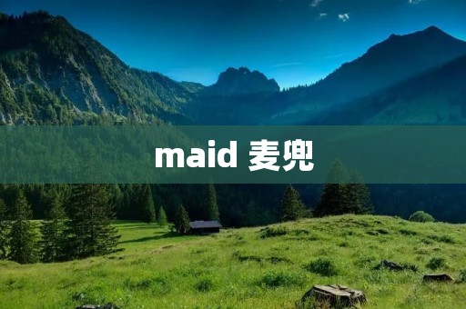maid 麦兜