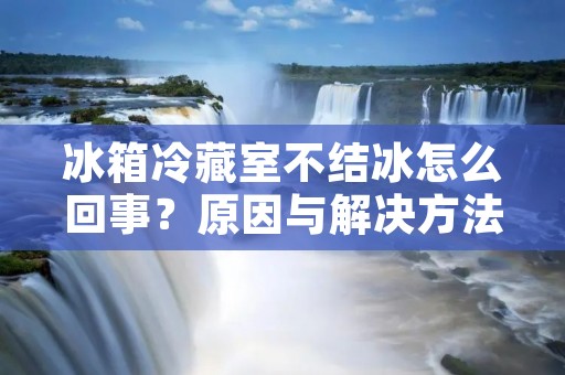冰箱冷藏室不结冰怎么回事？原因与解决方法详解