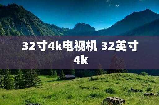 32寸4k电视机 32英寸 4k