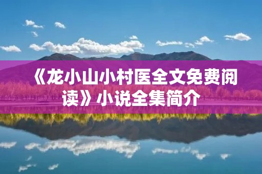 《龙小山小村医全文免费阅读》小说全集简介