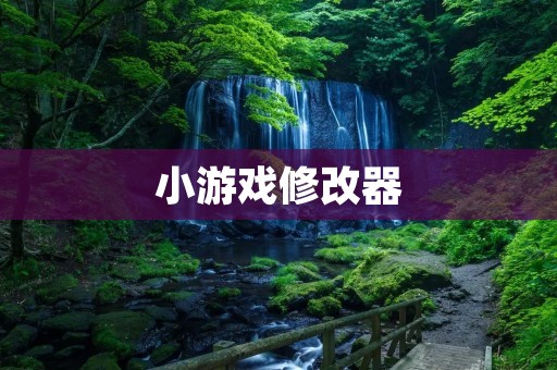 小游戏修改器:让你玩游戏更加自由 小游戏修改器:让你玩游戏更加自由